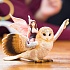 Набор фигурок Фея, летящая на сверкающей сове  - миниатюра №1